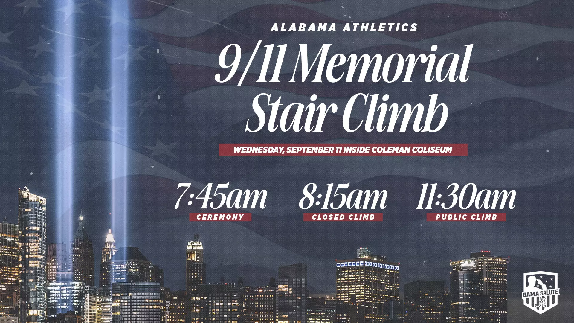 University of Alabama 9/11 Memorial Stair Climb (Tuscaloosa, AL)